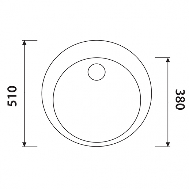 Кухонная мойка KAISER KGM-510 гранит (KGM-510-DB)