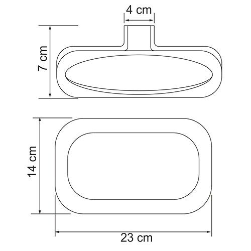 Полотенцедержатель 23 см WasserKRAFT Kammel K-8360, хром