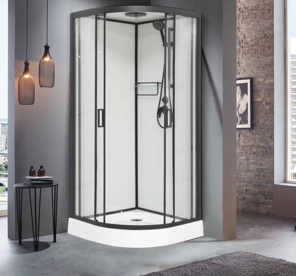 Душевая кабина Frank F400 Black        100х100х220 см