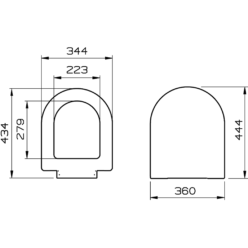 Крышка-сиденье VitrA S50 801-003-009 с микролифтом петли хром