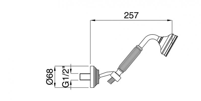 Душевой гарнитур Cezares Olimp KD 02