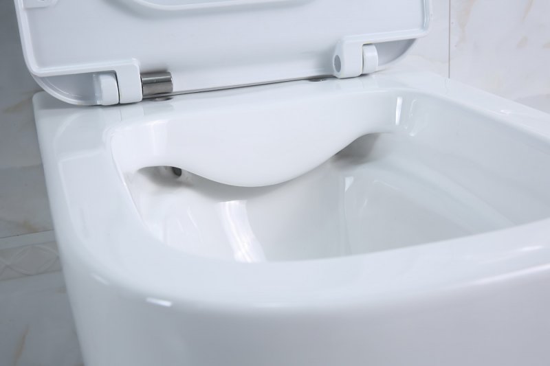 Унитаз подвесной безободковый с крышкой сиденье BelBagno GENOVA BB1102CH