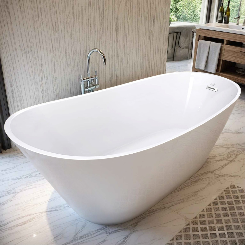 Ванна акриловая отдельностоящая VIVA N Ceruttispa 170х75х67см  CT10864