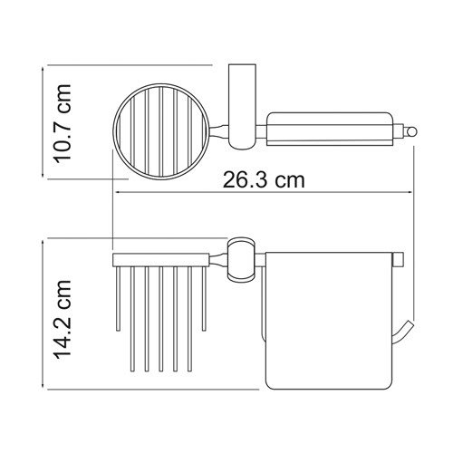 Держатель туалетной бумаги Wasserkraft Berkel 6859