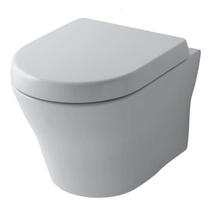 TOTO MH Унитаз подвесной 39.4x53x33.9см, безободковый, Tornado Flush, CeFiONtect, цвет: белый