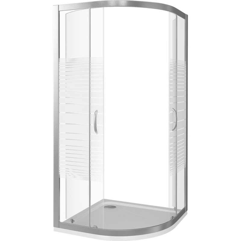 Душевой уголок 80х80 см Good Door Infinity R-80-C-CH ИН00002 стекло прозрачное