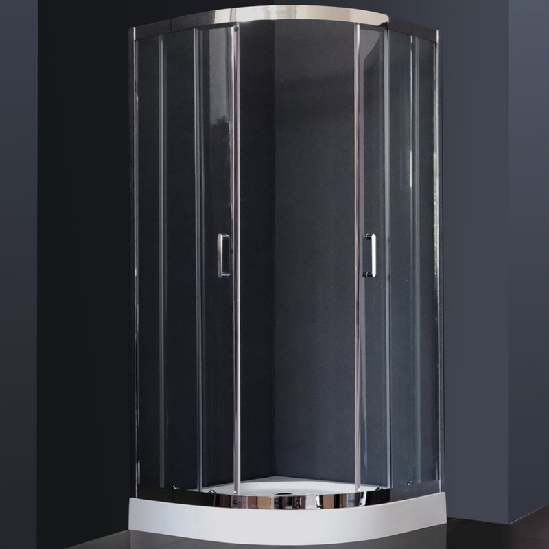Душевой уголок 100х100 см Royal Bath HKD RB100HKD-T-CH стекло прозрачное
