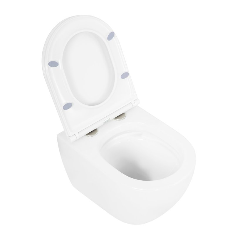 Унитаз подвесной безободковый с системой смыва CEZARES STYLUS-TOR CZR-6601-TH-TOR