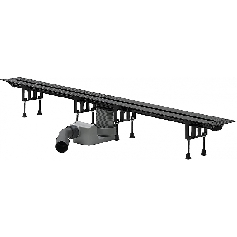 Душевой лоток Viega Advantix Vario Set 704360 с решёткой хром и опорами
